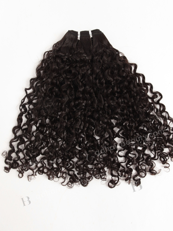 In Stock Brazilian Virgin Hair 20" Coarse Curly Natural Color Machine Weft SM-4137